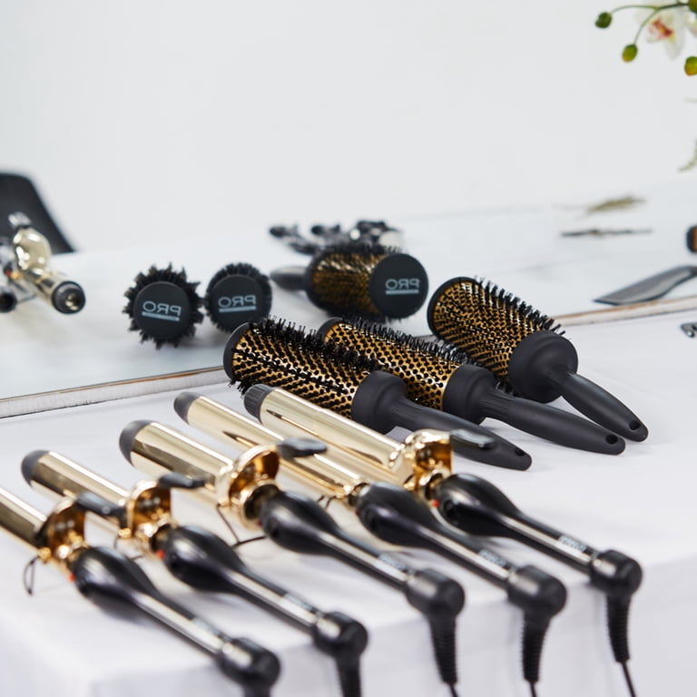 Pro Beauty Tools 24-Hour Curls Professional Gold Curling Iron, 1-1