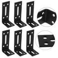 thumbnail image 2 of 6 Pcs Supports d'Angle en Forme de L Réglables en Acier Inoxydable pour Étagères Supports d'Angle Droit Robustes Supports d'Étagère en Acier Inoxydable, 2 of 8