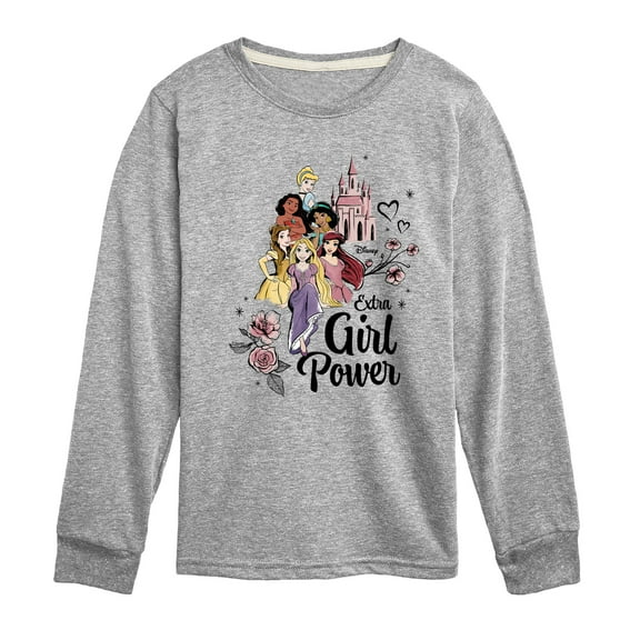 Disney - Extra Girl Power - Toddler & Youth Short Sleeve Graphic T-Shirt