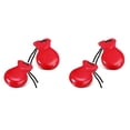 thumbnail image 1 of 2 Pair Spanish Castanets Flamenco Castanets with String Traditional Wood Hand Percussion Castanets, 1 of 5