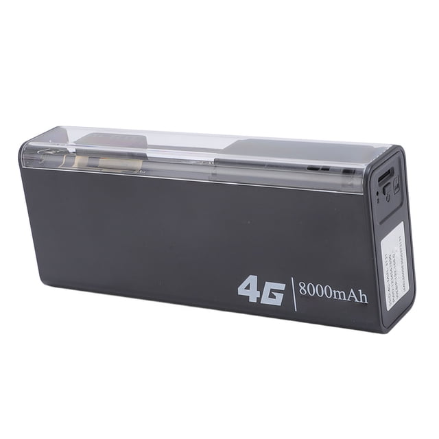Enrutador WiFi Móvil 4G LTE Con Ranura Para Tarjeta SIM, Dispositivo De Punto De Acceso De Viaje Portátil Desbloqueado, Módem De Internet Inalámbrico De Bolsillo, 8000mAh