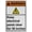 Warning Sign 1, variant on Industrial ANSI Vertical Electrical Alternative Energy Warning Sign #104 - 8"x12" Weatherproof, UV Resistant for Indoor/Outdoor Workplace