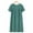 Green2, variant on Women's Cotton Nightgown Sleepwear Short Sleeves Shirt Casual Print Sleepdress Loose Fitting Home Wear Elderly Sleepwear Dress