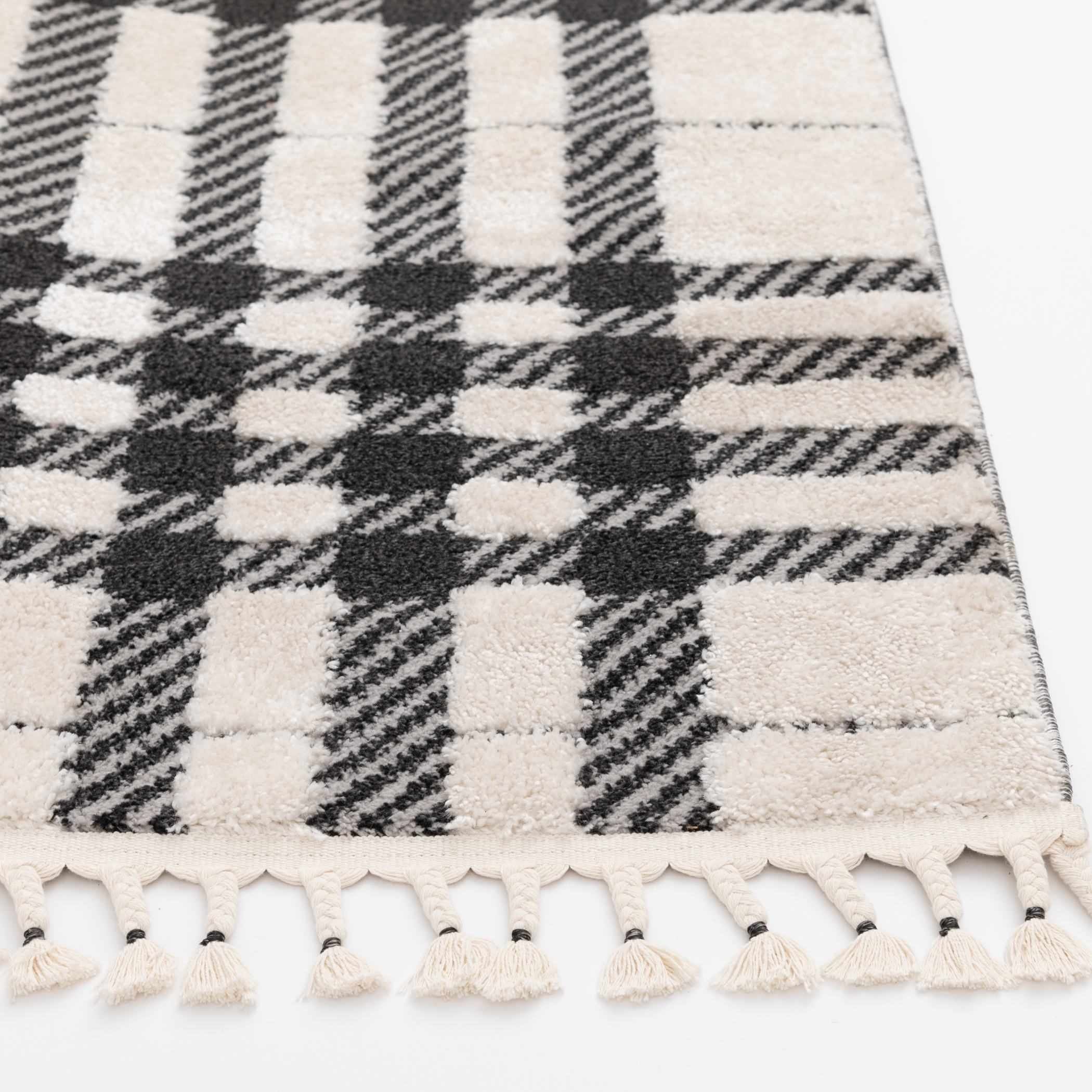 Better Homes & Gardens Transitional Plaid Indoor Area Rug, 7.83' x 9.17'