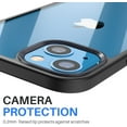 thumbnail image 5 of For Motorola Moto G 5G 2022 Crystal Clear Back Panel + TPU Bumper Hybrid Thin Slim Hard Shockproof Defender Slim Phone Case Cover by Xpression - Black, 5 of 8
