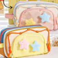 thumbnail image 2 of High Capacity Fabric Pencil Case 7 Sections Portable Pencils Organiser Bag Travel Cosmetic Storage Bag for Adult, 2 of 8