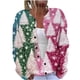 thumbnail image 2 of Chaqueta y abrigo informal de manga larga sin capucha para mujer, cárdigan de punto con estampado navideño informal, chaqueta abotonada, abrigo, blusa de poliéster para mujer, 2 of 5