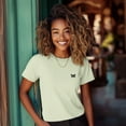 thumbnail image 3 of Dalix Butterfly Everyday Tee Lightweight Short Sleeve Summer Shirt Womens in Cucumber 2XL XX-Large, 3 of 5