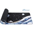 thumbnail image 3 of Gaming Laptop Mouse Pad, Sea Wave Big Desk Pads PC Keyboard Waterproof and Non-Slip 31.02 x 11.8inches 3mm Thick XL,XXL Rubber Table Mat, Kanagawa Surfing and Black, 3 of 6