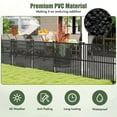 thumbnail image 6 of Costway 4 PCS Air Conditioner Fence Panels with Metal Ground Stakes No Dig Trash Can Enclosure Black, 6 of 10