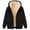 Black, variant on Bibifish Mens Womens Hoodies Solid Color Full Zip Fleece Lined Hoodies With Pockets Warm Cozy Long Sleeve Winter Hoodie Jackets