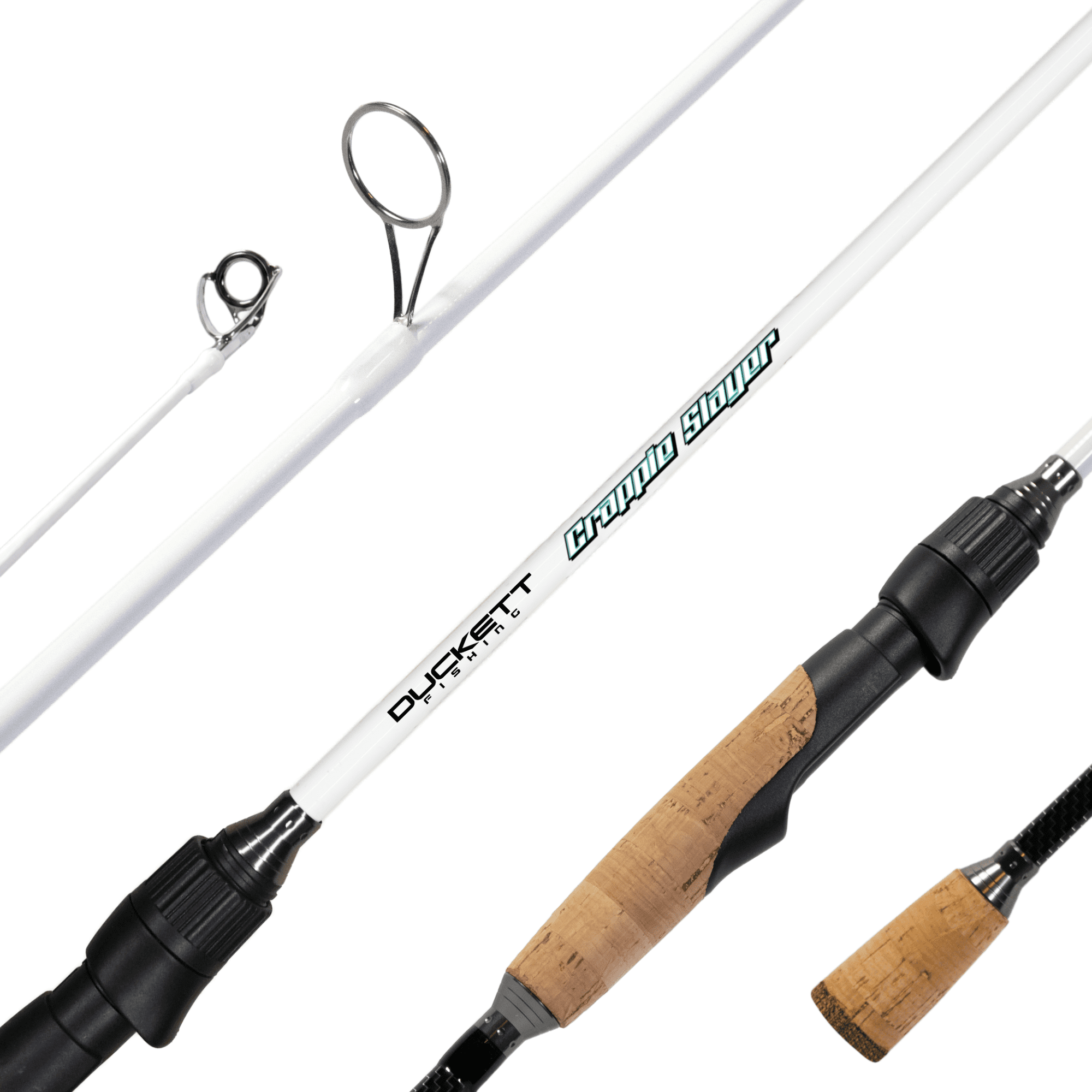 Duckett Fishing Crappie Slayer Spinning Rods Lightweight Sensitive Durable Panfish