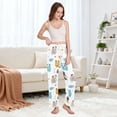 thumbnail image 5 of Dailycode Women's Pajama Pants Wide Leg Lounge Pj Bottoms With Pockets Various Color Dogs, 5 of 7