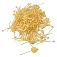 thumbnail image 2 of 300 Piezas de Pasadores de , Hallazgos de Joyería, Collar de Pendientes, Pasadores para La Cabeza, Pasadores para Ojos, 20 Mm / 30 Mm Gloria Round Head Headpins, 2 of 5