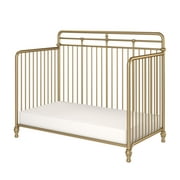 Little Seeds Monarch Hill Hawken Metal 3 in 1 Convertible Crib, Black