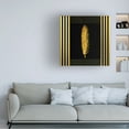 thumbnail image 2 of LightBoxJournal 'Black & Gold - Feathered Fashion' Canvas Art, 2 of 4