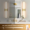 thumbnail image 5 of KAISITE Modern 1-Light Dimmable LED Bathroom Vanity Light, Waterproof Lamps for Bathroom, Acrylic Lampshade, 5 of 8