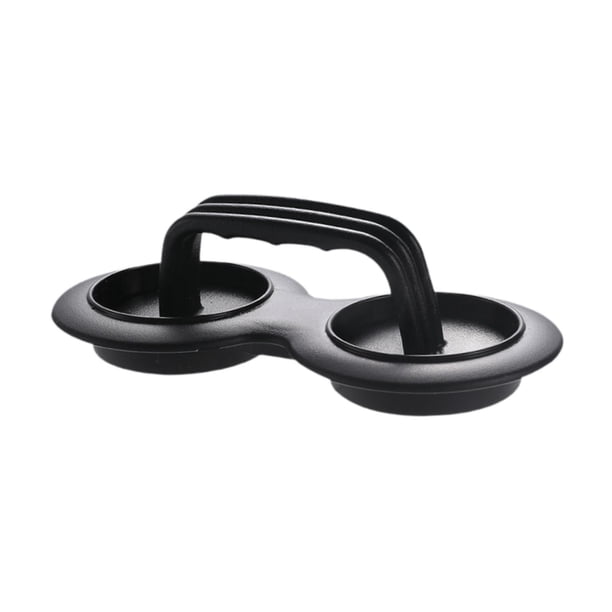 Prensa para hamburguesas, utensilio de cocina extraíble, prensa portátil para carne de res a la barbacoa. Negro