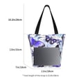 thumbnail image 5 of Haiem Butterflies Pattern Shoulder Bag - Durable and Spacious Tote Bag,Versatile Shopping Bag, 5 of 9