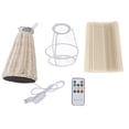 thumbnail image 2 of Pleated Lamp, USB Bedside Lamp 3 Color Temperatures  for Office, 2 of 7
