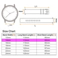 thumbnail image 2 of Uxcell Silicone Watch Band 14mm Soft Rubber Watch Strap with Stainless Steel Buckle for Men Women, Transparent, 2 of 7