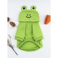 thumbnail image 1 of 1pc Green Alien Transformation Hooded Sweatshirt Suitable For Dogs And Cats To Wear Out, 1 of 4