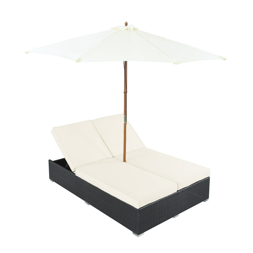 Arrival All-Weather Wicker Chaise Lounge - Walmart.com - Walmart.com