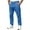 Blue, variant on cocolona Mens Sweatpants Fashion Solid Color Joggers Running Workout Sweat Pants Elastic Waist Comfy Trousers with Pockets