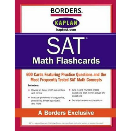 Borders SAT Math Flashcards [Paperback - Used]