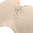 thumbnail image 5 of ZJXFGS Comfortable Bras for Everyday Bras for Women Large Bust Women'S Retro Chic Underwire Bra Full-Coverage Wirefree Bras Beige S, 5 of 9
