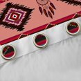 thumbnail image 4 of jejeloiu Ancient Western Tribal Blackout Curtains Set of 2 (52x84 Each),Retro Aztec Geometric Window Curtains,Green Red Black Curtains and Drapes For Adult,Microfiber Bedroom Decor, 4 of 6