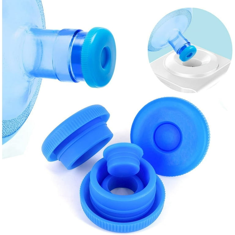 3pcs Gallon Water Jug Food Grade Silicone Reusable Bottle Cover For  Standard Screw Crown Tops Dispenser Replacement Lids Non Spill Leak Free  Accessories, Save More With Clearance Deals