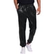 thumbnail image 1 of Pantalones metálicos INSPIRE CHIC para hombres con cintura ajustable, joggers brillantes de lentejuelas 28 negro, 1 of 5