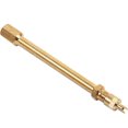 thumbnail image 2 of Valve Stem Extension Pole, Brass Auto Tire Valve Stem Extension Pole Caps Extender Straight Bore Tyre Valve Extension Adaptors(100mm)gold1pcs, 2 of 4