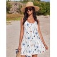 thumbnail image 4 of EKOUAER Womens Bathing Suit Cover Up Summer Swim Beach Spaghetti Strap Swimwear Sexy Swimsuit Coverup, 4 of 6