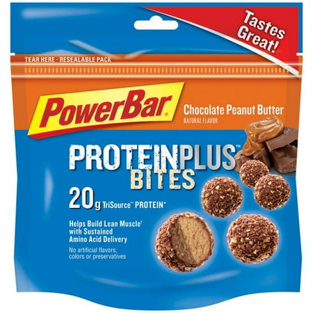 PowerBar Chocolate Peanut Butter Protein Plus Bites, 2.61 Oz.