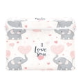 thumbnail image 7 of Yayeee Collapsible Cube Storage Bin with Lid Fabric Closet Decorative Basket with Handles, Cute Elephant, 7 of 7