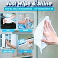 thumbnail image 4 of Air Jungles Cleaning Wipes Bundle, 3 Pack Includes Leather Cleaner Wipes, Glass Wipes, and All-Purpose Cleaning Wipes, XL 8" x 10", 70 Count Each, for Car, Home, Office, Furniture, Bags, 4 of 8