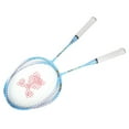 thumbnail image 1 of Raqueta de bádminton para niños, un par de raqueta de bádminton de dibujos animados de aleación de aluminio, juguete deportivo para niños, claridad notable, 1 of 8