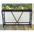 Aquatic Fundamentals 55 Gallon Black Metal Aquarium Stand