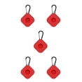 thumbnail image 3 of Sidaley Holder Case Protector de silicona antipérdida con reemplazo de llavero para AirTag, rojo Rojo 5piezas, 3 of 6