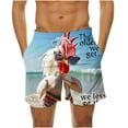 thumbnail image 2 of Luxalzxs Funny Chicken Mens Swim Trunks, Rooster Swimming Trunk for Men, Beach Shorts, Mens Swim Shorts Fashion Quick-Dry Beach Board Shorts, 2 of 6