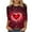 Other, variant on Valentine Shirts for Women 3/4 Sleeve T-Shirt Crewneck Cute Heart Blouses Shirts Graphic Tee Tops Dressy Casual T-Shirt