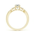 thumbnail image 2 of ANGARA Natural Infinity Twist Diamond Promise Ring in 14K Yellow Gold for Women (Size-5.2mm| Color-K| Clarity-I3) | April Birthstone, Anniversary, Jewelry Gift for Women | Natural Diamond Ring, 2 of 9