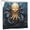 Iron, variant on Octopus Kraken Monster Art Vintage Shower Curtain with 12 Plastic Hooks Washable Polyester Fabric Bathroom 72x72 Inch