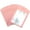 pink, variant on 100 Pieces Resealable Mylar Food Storage Bags with Clear Window Coffee Beans Packaging Pouch for Food Self Sealing Storage Supplies (Black, 3 x 4.7 Inch) - pink