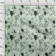 thumbnail image 3 of oneOone Rayon Mint Green Fabric Florals Craft Projects Decor Fabric Printed By The Yard 56 Inch Wide, 3 of 4
