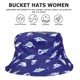 thumbnail image 2 of Cartoon Shark Fisherman Hat Bucket Hat Sun Protection Hat Bucket Caps for Summer, 2 of 4