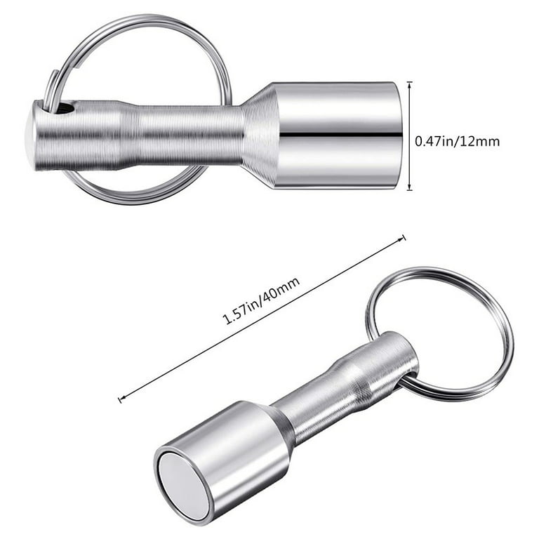 Keychain Neodymium Magnet For Testing Brass, Gold, Silver, Coins, Ferrous  Metals 