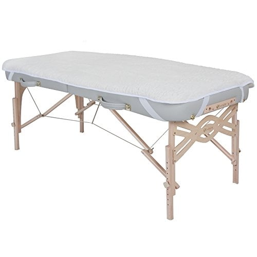 Almohadillas de forro polar para mesa de masaje EARTHLITE, acogedoras y suaves, juego de 2